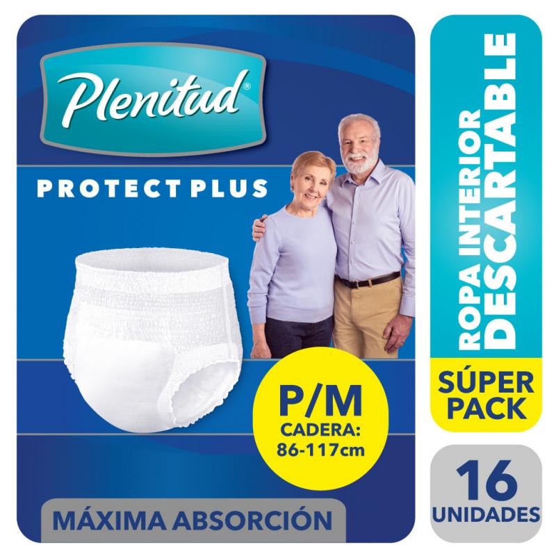 Ropa Interior Plenitud Protect Plus Unisex Peq Med X Unid La