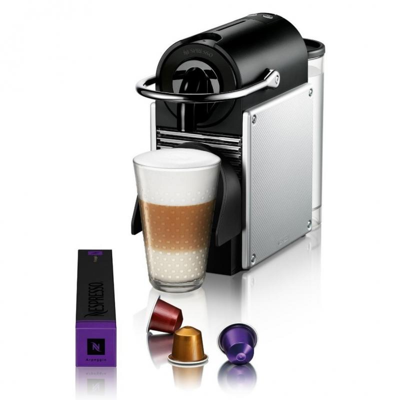 Cafetera Nespresso Pixie Negra y Plateada La Anónima Online