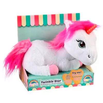 peluche unicornio con luz